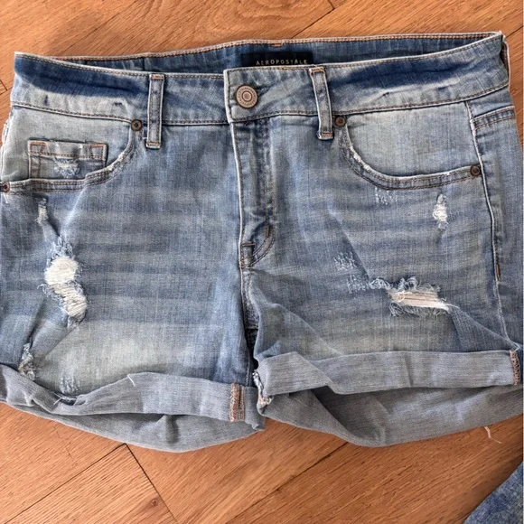 3 Pairs Of Jean Shorts American Eagle / Aero - Picture 4 of 7